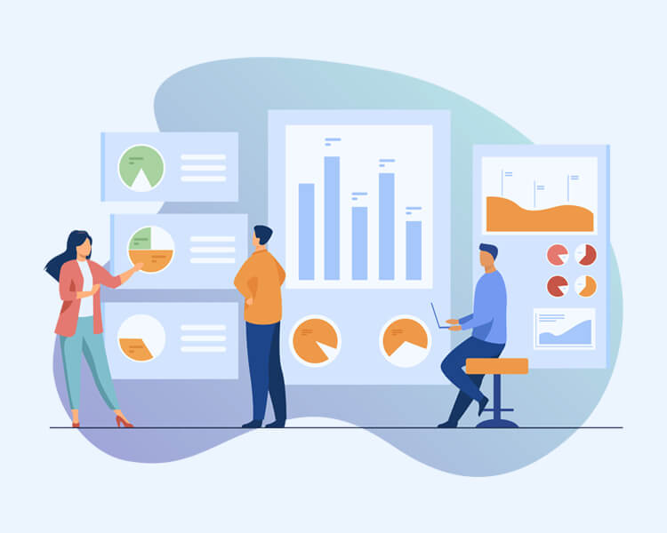 Customer segmentation visualization